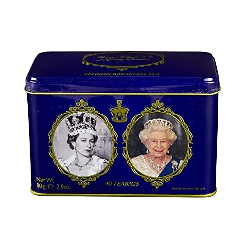 Queen Elizabeth II Tin 80 g (40 Teabags)