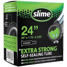 30082 Bike Inner Tube with Slime Puncture Sealant, Self Sealing, Prevent and Repair, Schrader Valve, 47/57 -507mm (24"x1.75-2.125")