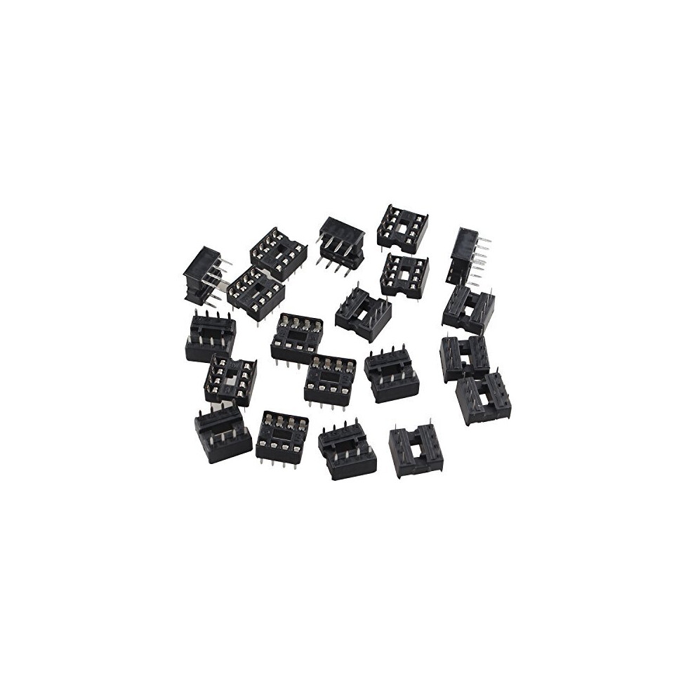 20Pcs 8 Pin 2.54Mm Pitch Dip/Dil Ic Sockets Solder Type Adaptor 682838558054