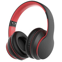 Rockpapa E7 Kids Wireless Over-Ear Headphones - 2-in-1 Wireless/Wired, Bluetooth 5.0, 40mm Hi-Fi Driver, Mic, Foldable with Travel Case
