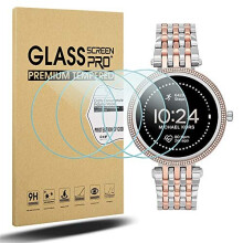 4-Pack for Michael Kors Women's Gen 5E 42mm Screen Protector,2.5D Hardness Tempered Glass for Michael Kors Women's Gen 5E 42mm Smart
