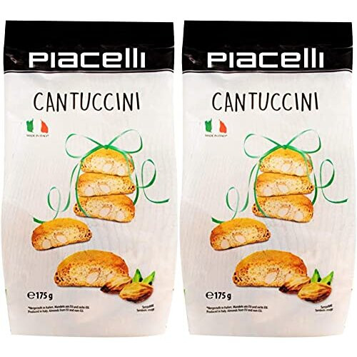Piacelli Cantuccini Almond Biscotti Pack of 2 (2x175g)