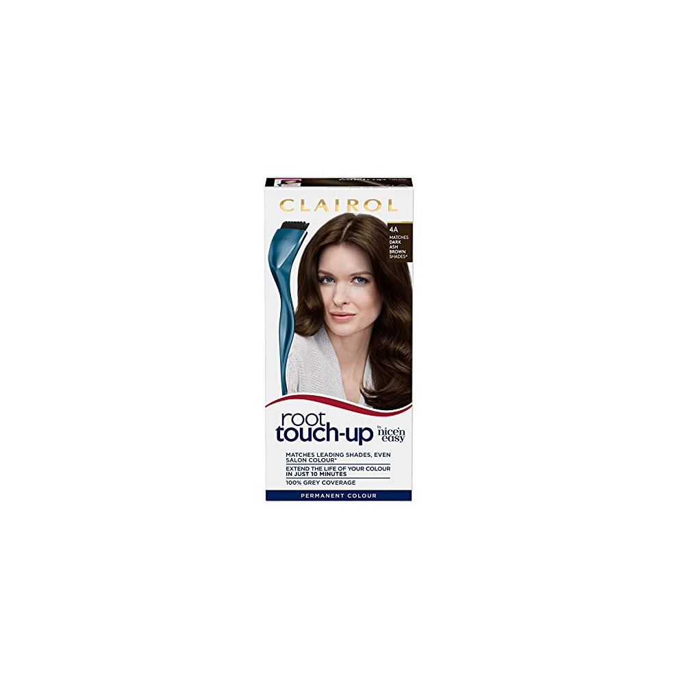 Root Touch-Up Permanent Hair Dye, 4A Dark Ash Brown