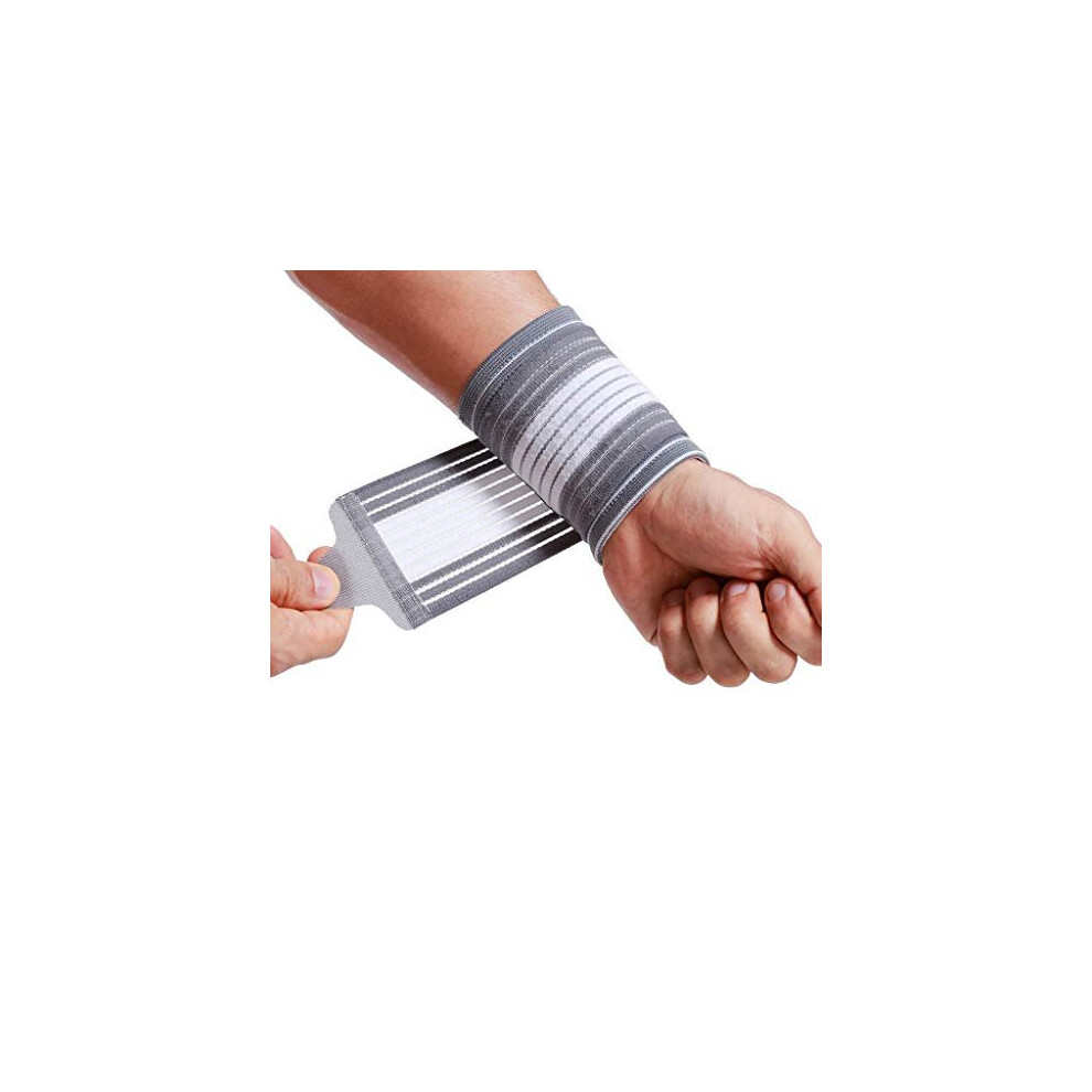 Neotech Care Wrist Band - Adjustable Compression Strap - Elastic & Breathable Fabric - Support Sleeve For Tennis, Sports, Exercise - Men, Women, Right Or Left