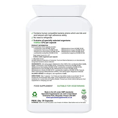 Multi-Flora ProBio Live Culture Formula 30 Capsules 2