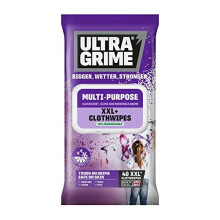 Multi-Purpose Pomelo XXL+ Biodegradable Cleaning Wet Wipes - Plastic Free Pomelo Scented Indoor Dirt & Grime Wipes - Multi-Purpose Heavy-Duty Cleaning