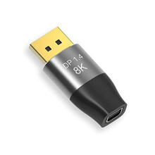 Mini DP to DisplayPort 8K Converter 8K(7680x4320)@60Hz 4K@144Hz DisplayPort 1.4 Bi-Directional Transmission DisplayPort Male to Mini DisplayPort
