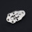 8Pcs Box Case Latch Hasp, Retro Style Metal Duckbilled Box Lock Toggle Cabinet Catch (Silver) 7
