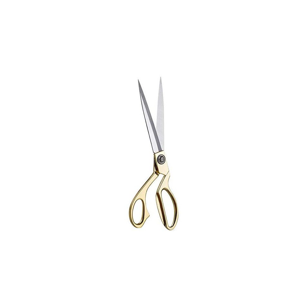 Fabric Scissors, 10.5 Inches Heavy Duty Tailor Scissors, Professional Stainless Steel Sharp Tailoring Sewing Scissors Embroidery Thread Snips, for
