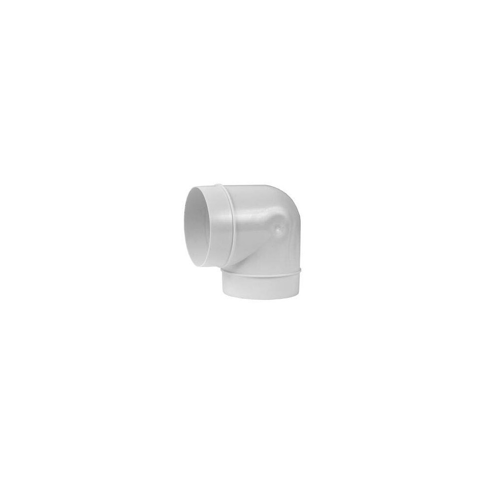 90 Degree 4 Inch / 100Mm Elbow Ducting Pipe Hose Ventilation Round Tube Bend Connector 7427046530316