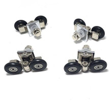 Set of 4 New Adjustable Shower Door Rollers 25mm
