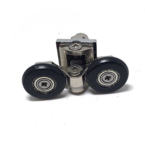 Set of 4 New Adjustable Shower Door Rollers 25mm 1