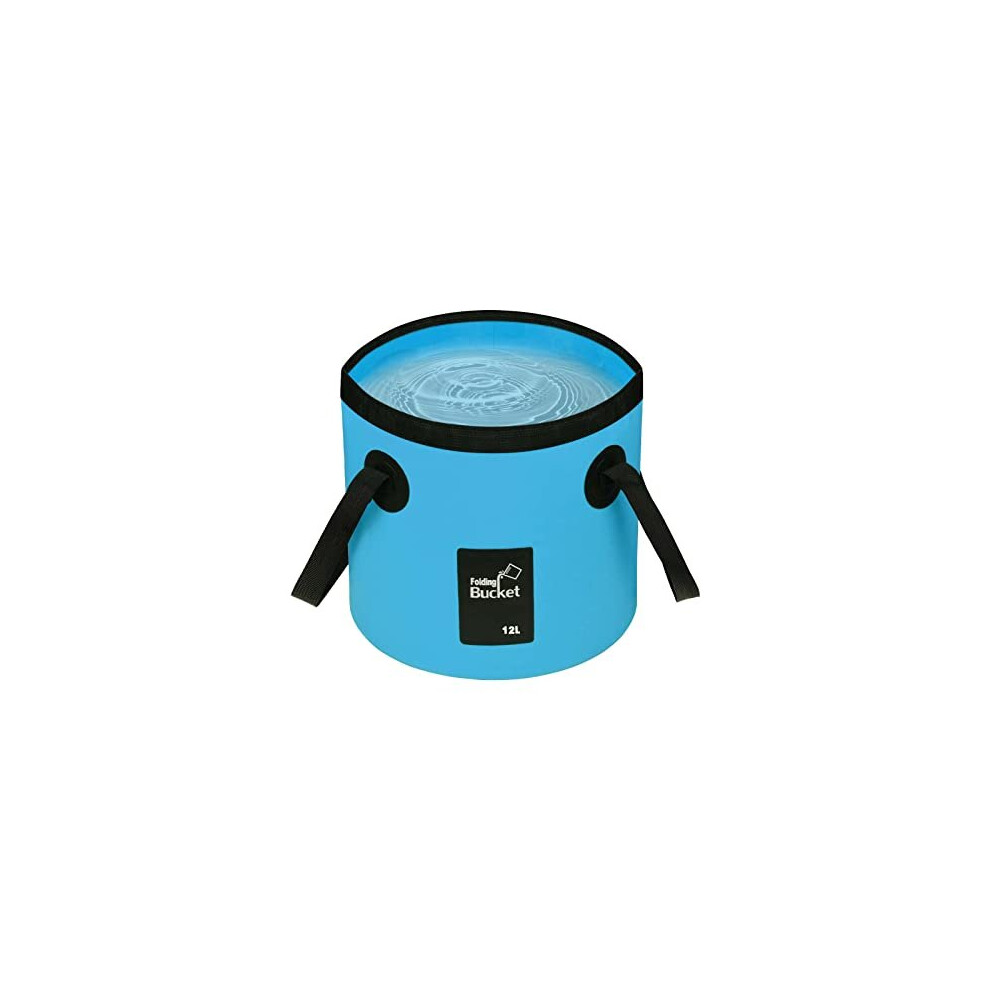 Collapsible Bucket With Handle 12L Portable Lightweight Folding Bucket Foldable Water Buckets For Camping Traveling Hiking Fishing Boating 190835574835
