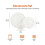 Amazon 18-Piece Dinnerware Set, Service for 6, White 9