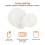 Amazon 18-Piece Dinnerware Set, Service for 6, White 4