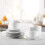 Amazon 18-Piece Dinnerware Set, Service for 6, White 10