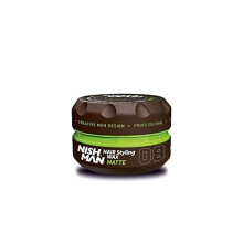 Nish Man Hair Styling Gel, Hair Wax for Men, MATTE FINISH, 150 ml | Edge Control | Ultra High Strong Hold | Hair Clay Aqua Wax | Wax Stick Hair |