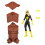 Marvel Marvel Legends Series Action Figure 15 cm Darkstar, Design Premium, Include 2 Accessori e 1 Parte Build-A-Figure 1