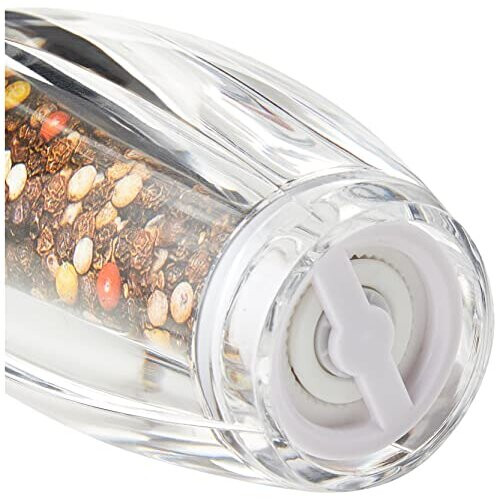 Grunwerg Krystal Acrylic Combination Pepper Mill & Salt Shaker, Gift Boxed, 16cm 1