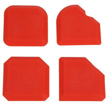 4 Pieces Caulking Tool Kit Silicone Sealant Remover Applicator Cleaner Tool Kit for Kitchen Bathroom Floor Caulking, Cleaning, Sealing