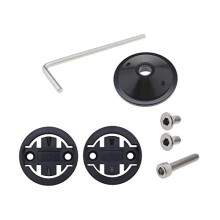 Bicycle Stem Top Cap Computer Mount Holder Kit 2 Types Bike Mount Insert Adapter Compatible with Garmin Edge 1000 820 810 Compatible With Bryton Rider