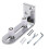 Floor Guide Chrome Plated Sliding Barn Door Floor Guide Roller Bottom Lay-Flat System Ball Bearing Design 2