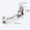 Floor Guide Chrome Plated Sliding Barn Door Floor Guide Roller Bottom Lay-Flat System Ball Bearing Design 6