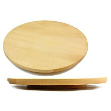 Rotating Board rotating tray Round Circular Wooden Swivel Serving Pizza Cake 25 cm 10 inches