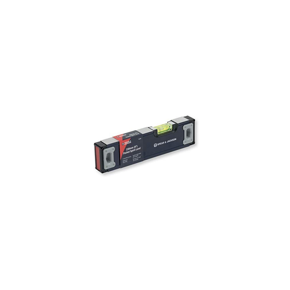 SL230 Pocket Spirit Level, Blue/Red, 230 mm (9 Inch)