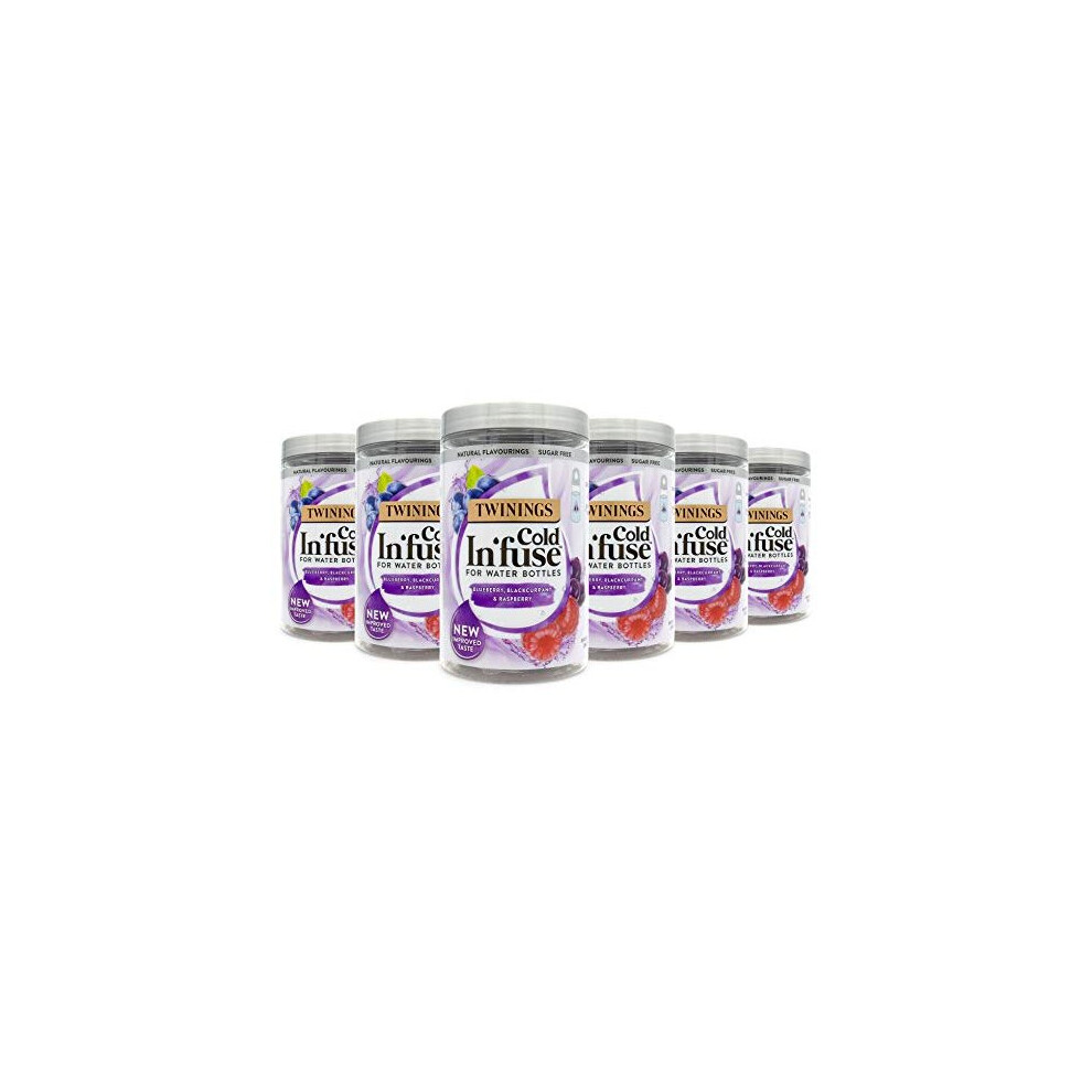 Twinings Cold Infuse Blueberry Apple And Blackcurrant, New Improved Taste, 72 Teabags (Multipack Of 6 X 12 Biodegradable Infusers)
