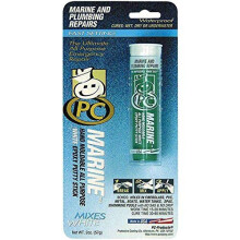 PC Products 25567 PC-Marine Moldable Epoxy Putty, 2 oz Stick, White
