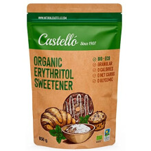 Erythritol Sweetener Organic Bio Eco | 10g = 7g of sugar | Sugar Substitute - Keto and Paleo Friendly - 0 Glycemic - 0 Calories - 0 Net Carbs - Made