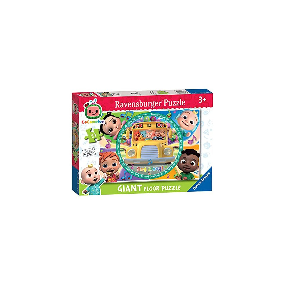 Ravensburger Cocomelon 24 Piece Giant Floor Jigsaw Puzzlesfor Kids Age 3 Years Up - Educational Toys For Toddlers