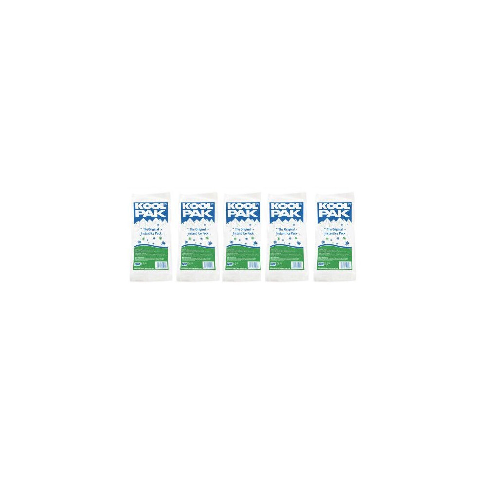 Koolpak White Original Instant Ice Packs - Pack Of 5, (Orkpun1/5)