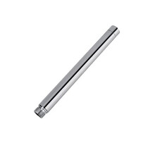 8 inch Stainless Steel Shower Extension Tube Handheld Shower Pipe Head Extender Straight Silver Shower Head Extension Arm for Bathroom Accessory for