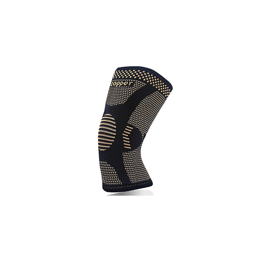 Jiufentian Copper Knee Support For Women And Men-Compression Knee Brace For Arthritis,Knee Pain Relief, Running,Ligament Injury Recovery,Meniscus Pain,Walking
