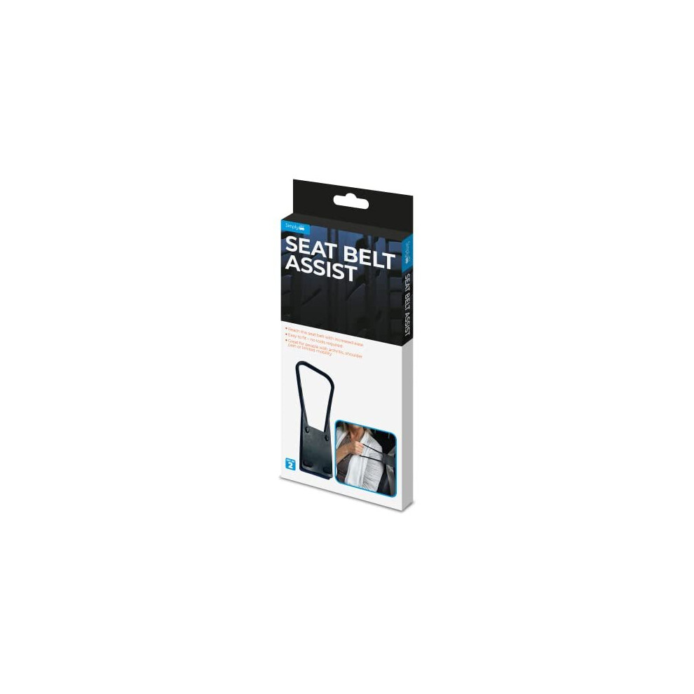 Simply Sas01 - Set Of 2 - Universal Seat Belt Assist Reacher - Mobility Aid - Easy & Universal Fit