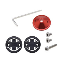 Bicycle Stem Top Cap Computer Mount Holder Kit 2 Types Bike Mount Insert Adapter Compatible with Garmin Edge 1000 820 810 Compatible With Bryton Rider