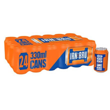 Regular, 24 x 330ml, Fizzy Drinks Multipack Cans (Pack of 24)