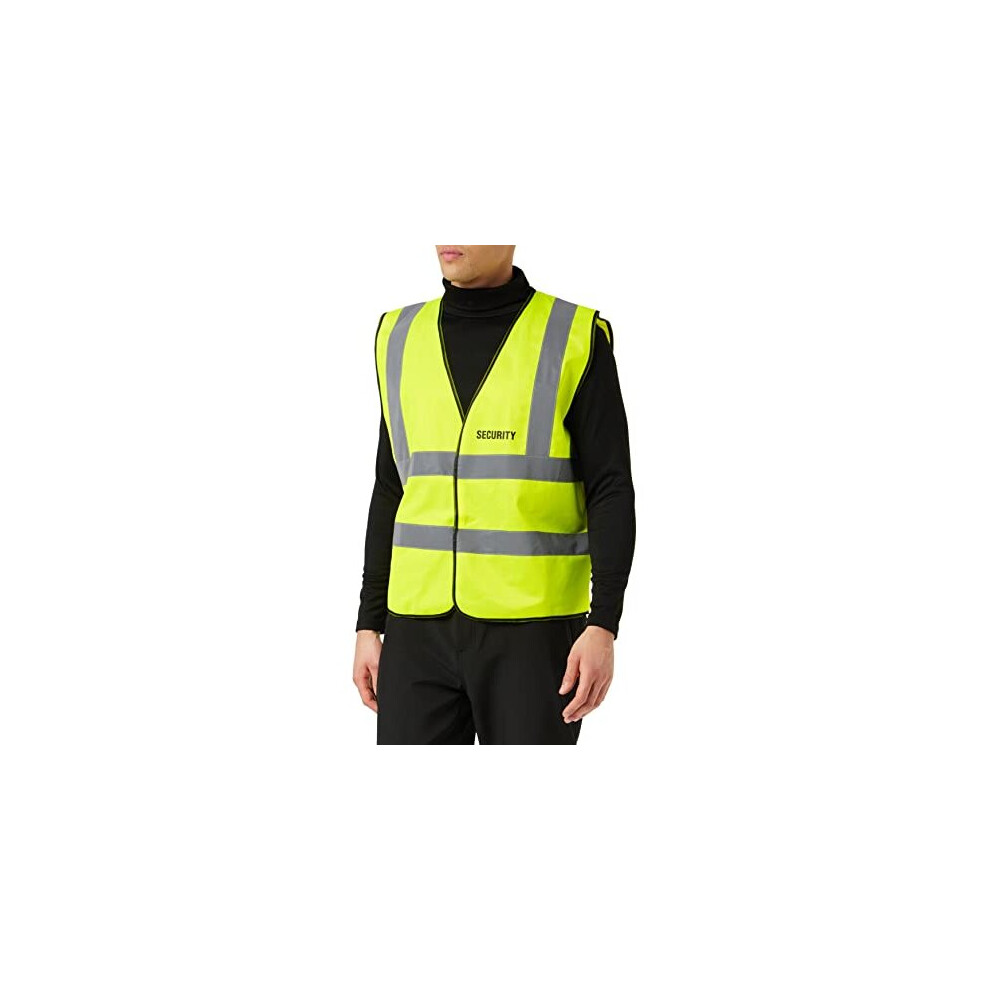 Supreme Ttf Yellow Vsafety M-Security Basic High-Visibility Safety Vest,, Medium