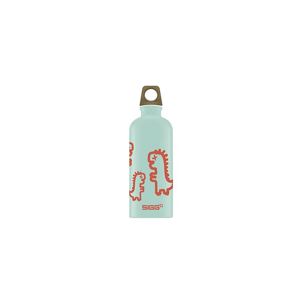 - Aluminium Kids Water Bottle - Traveller MyPlanet Recyclosaurus - Suitable For Carbonated Beverages - Leakproof - Lightweight - BPA Free - Climate