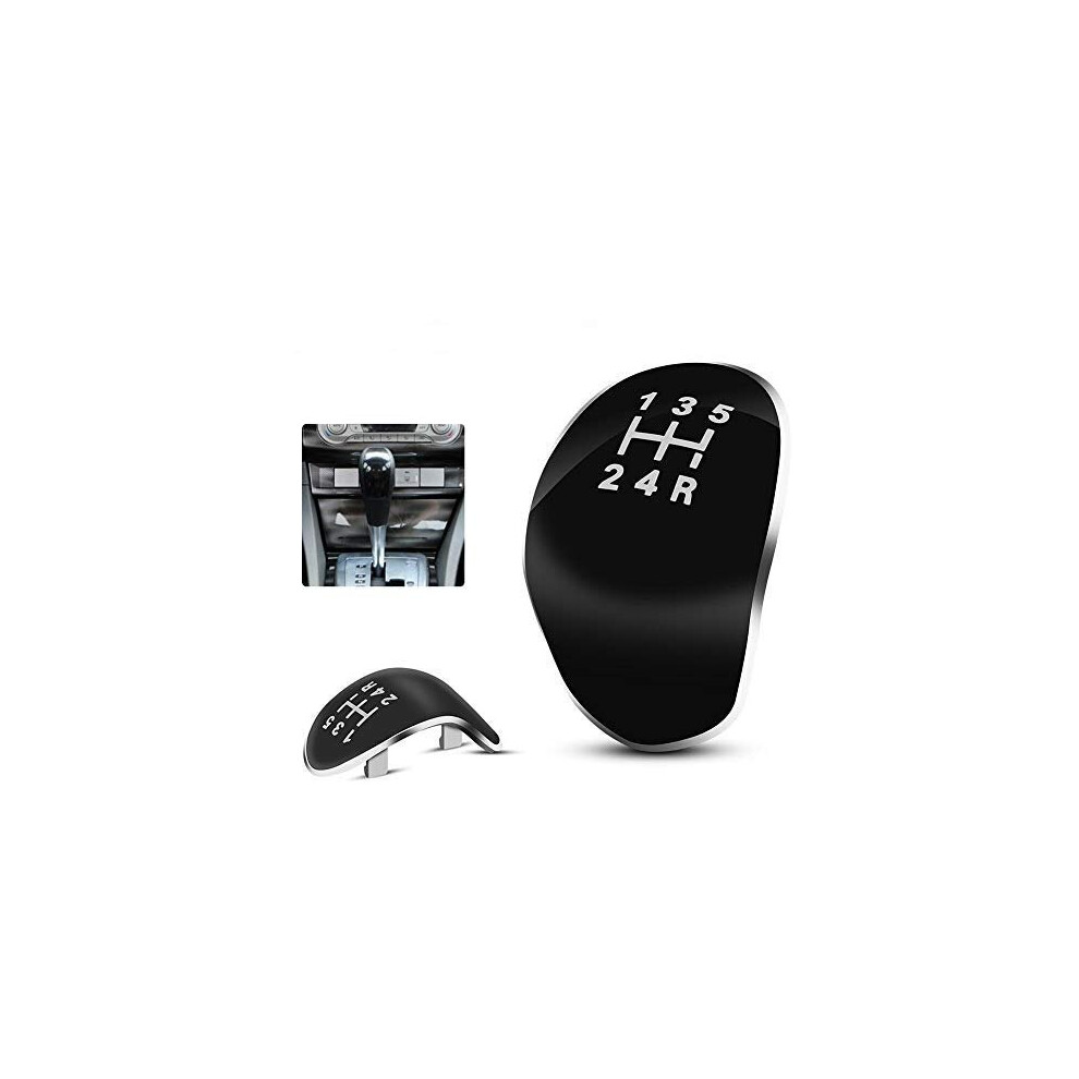 Fiesta 5 Gear,5 Speed Manual Stick Shift Knob Cover,Smooth Surface Car Gear Knob Head Durable Transmission Shift Knob Cover Replacement For Fiesta 739551246949