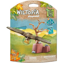 71059 Wiltopia Eagle, Animal toy,for children 4-10, sustainable toy animals, Eagle toy, Collectible toy for kids, made form 80% recycled material,