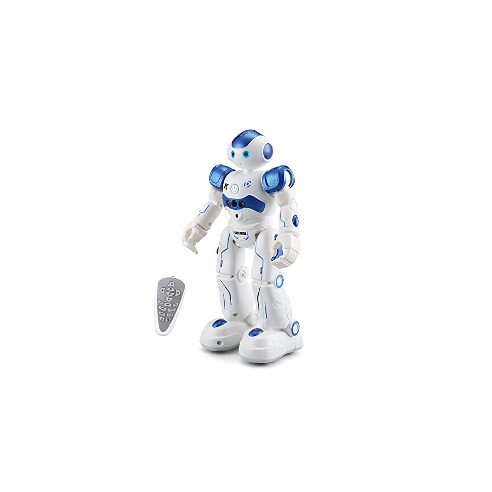 RC Robot Toys Gesture Sensing Smart Robot Toy for Kids Can Singing Dancing Speaking Christmas Birthday Gift (Blue)