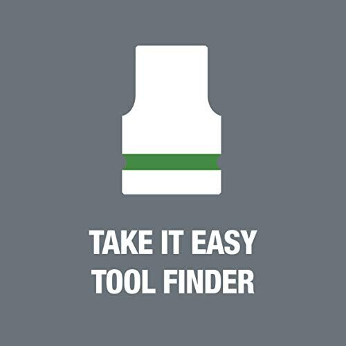 Wera 05004543001 8790 HMB Deep Socket, Green, 21.0 mm 1