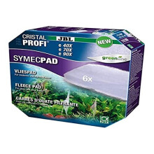 SymecPad II CristalProfi e4/7/901,2, Filter wool fleece (6x) for JBL CristalProfi e external filters for extra-fine filtering