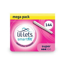 Cardboard Applicator Super Tampons X 144 | 12 Packs of 12 Tampons | Medium to Heavy Flow