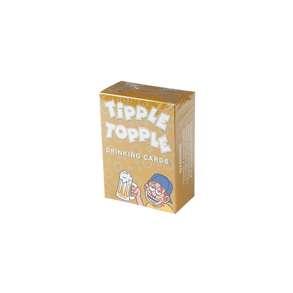 Tipple Topple Drinking Cards Game Ultimate Fun For Adults Suitable For House Parties Pre Drinks Stag and Hen Nights Birthdays