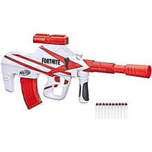 Fortnite B-AR Motorised Dart Blaster, Fortnite Converge Wrap, 10-Dart Blasting, 10 Nerf Darts