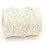50M Spools - Everlasto 3 Strand Soft Cotton Coloured Macrame Craft Cord (3.5mm Approx) (Natural) 1